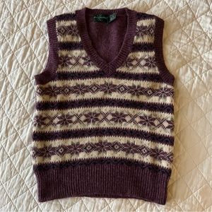 Vintage Winter Sweater Vest